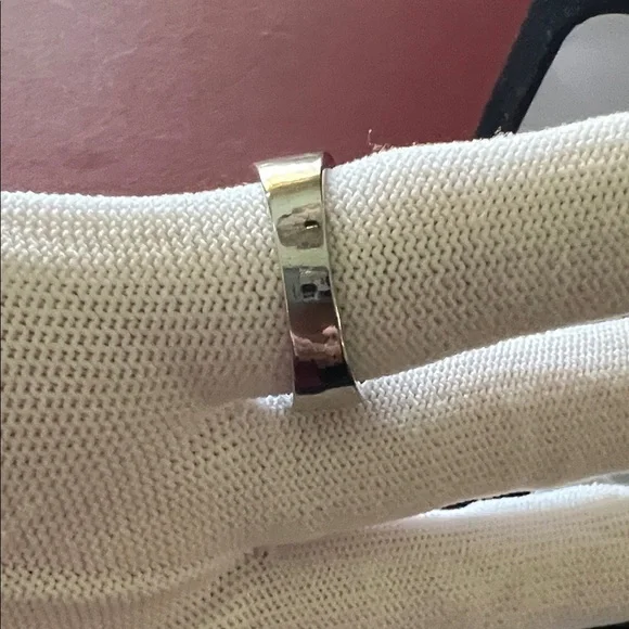 #0607 +Elegant Men’s S925 Sterling Silver Ring with Clear Stones high quality CZ - Picture 4 of 5